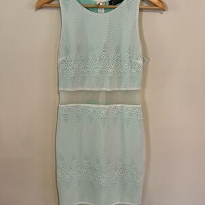 Mint Green Sleeveless Dress
